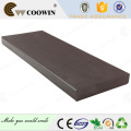 Solid outside smooth surface composite decking